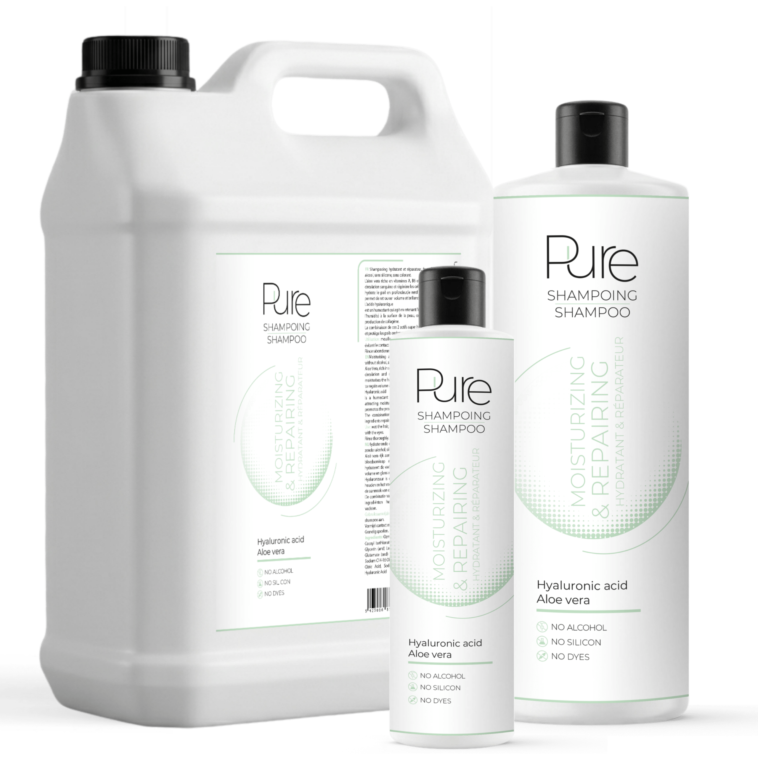 Champú Diamex PURE Hidratante & Reparador